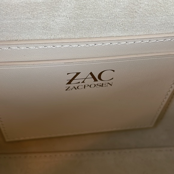 ZAC POSEN ~ Brigette Belted Leather Handbag ~ Swan ~ NWT! - Picture 10 of 12